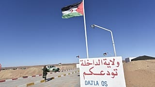 Batı Sahra'daki bir kontrol noktası