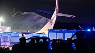El aeródromo de Chrcynno (Polonia) tras el accidente.