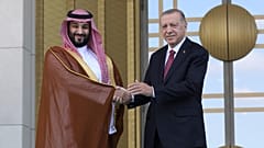  ولي العهد السعودي الأمير محمد بن سلمان والرئيس التركي رجب طيب إردوغان