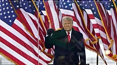 Donald Trump a capitoliumi lázadás előtti órákban