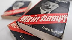 Mein Kampf on display at the Institute for Contemporary History in Munich