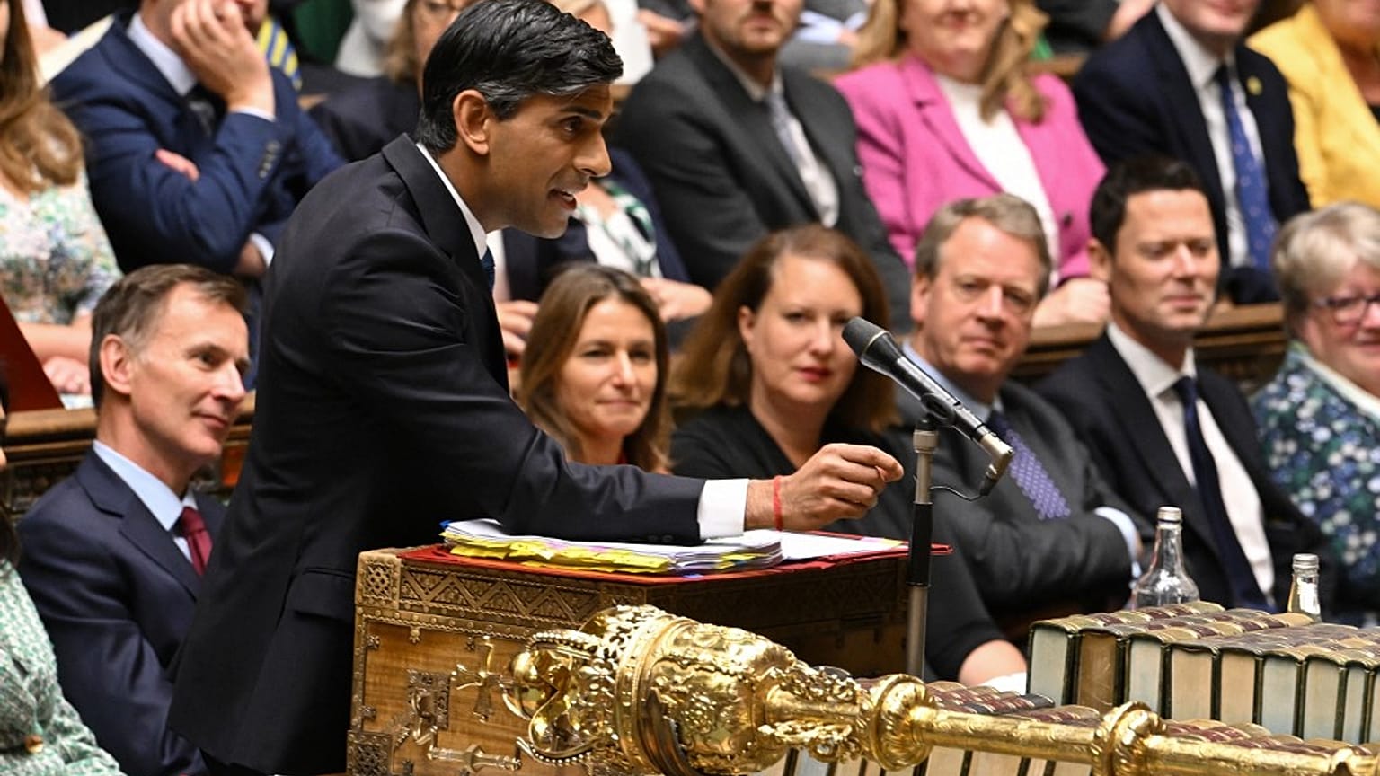 Rishi Sunak no parlamento