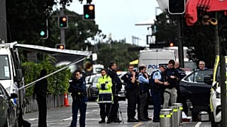 مكان وقوع الحادث في أوكلاند