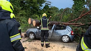 A powerful storm with strong winds and heavy rain hit Croatia and Slovenia.