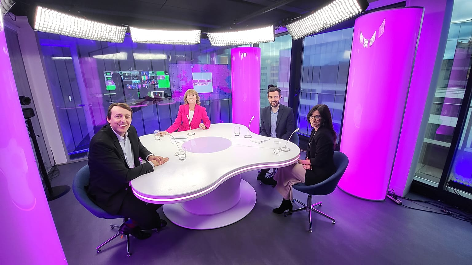 Méabh Mc Mahon con Javi Lopez, Beatriz Rios y Daniel Jiménez