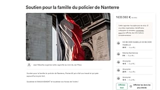 صورة لحملة التبرعات حيث نشرت في موقع gofundme.com