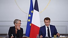 Fransa Cumhurbaşkanı Macron ve Başbakan Borne