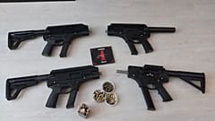 FILE: Four 3D printed machine guns seized by Finnish Police in alleged terror plot