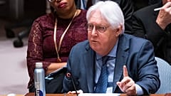 UN-Nothilfekoordinator Martin Griffiths bei einer Sitzung in New York
