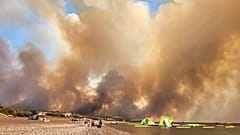 Dramatische Brände auf Rhodos in Griechenland