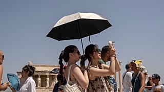 Τουρίστες στην Ακρόπολη (21/7/2023)