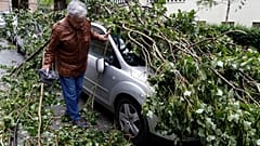أضرار العاصفة الرعدية التي ضربت زغرب عاصمة كروتيا