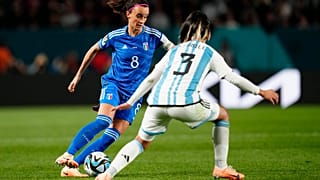 Italia-Argentina en la Copa Mundial Femenina de la FIFA 2023.