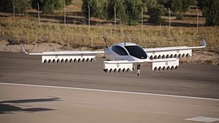 Testflug des Taxis der Münchener Firma Lilium in Südspanien