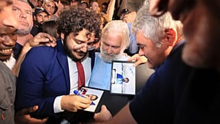پاتریک جورج زکی، مبارز سیاسی، پس از آزادی از قاهره، هنگام ورود به دانشگاه بولونیا، ایتالیا