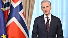 Norway's Prime Minister Jonas Gahr Store in February 2022