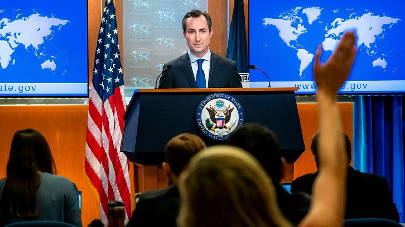 State Department spokesperson Matthew Miller