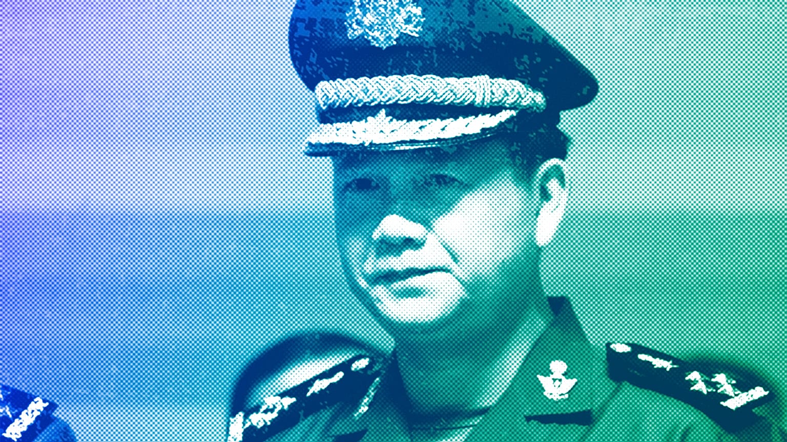 Hun Manet, the son of Cambodian leader Hun Sen, attends a ceremony in in Phnom Penh, April 2023