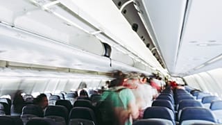 Should you leave a plane row by row? 