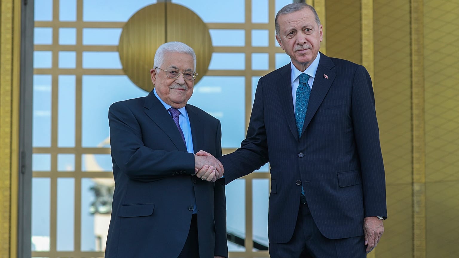 إردوغان وعباس في أنقرة