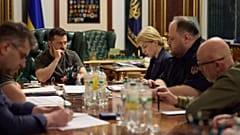 Riunione al vertice per il presidente Zelensky. (Kiev, 25.7.2023)