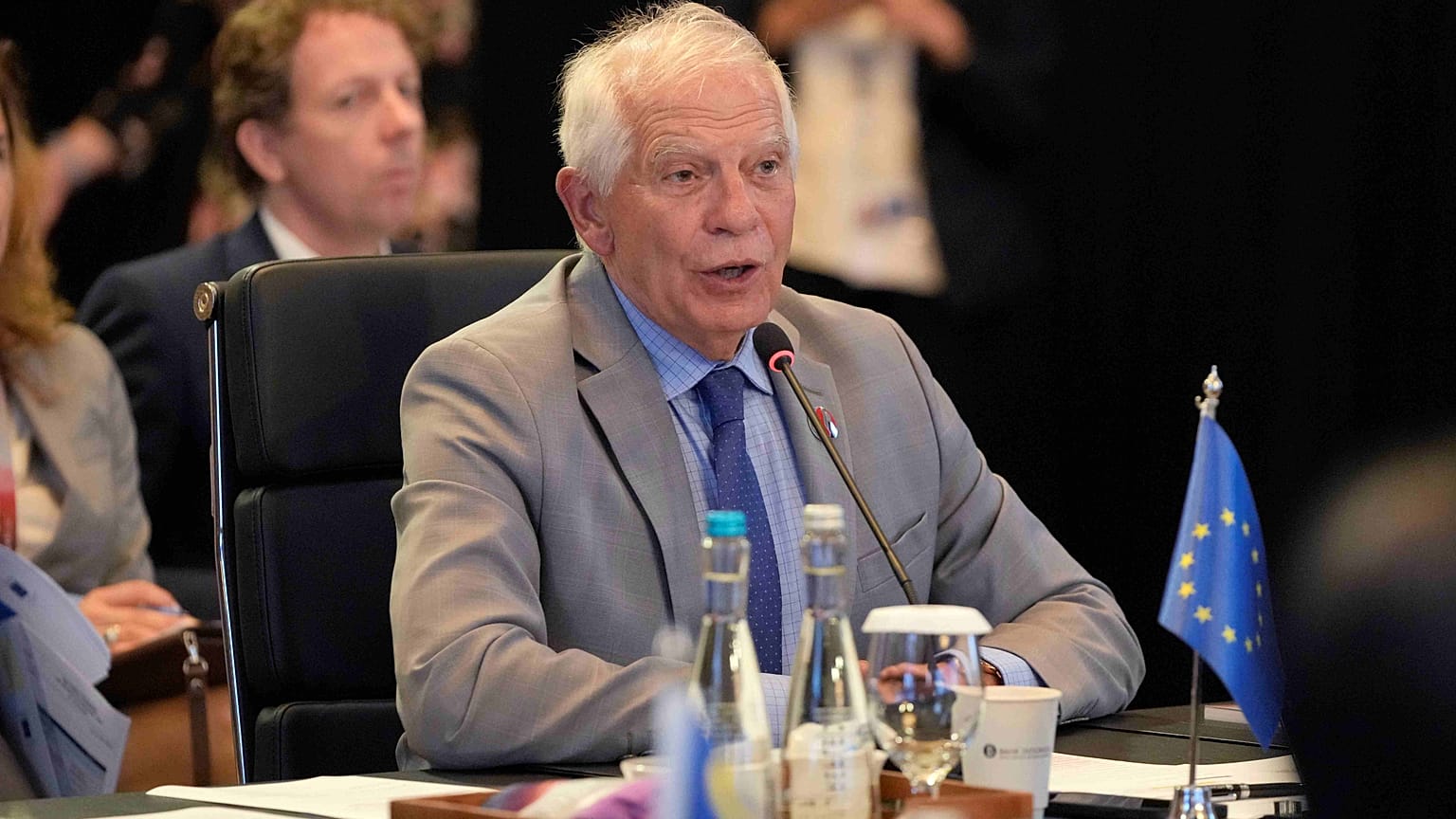 رئيس السياسة الخارجية بالاتحاد الأوروبي جوزيب بوريل في اجتماع وزراء خارجية رابطة دول جنوب شرق آسيا (آسيان) في جاكرتا، إندونيسيا، الخميس 13 يوليو 2023