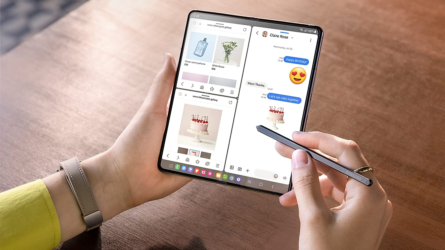 Samsung unveiled two new foldable smartphones at a lavish event in South Korea.