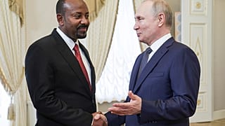 Putin recebe líderes africanos