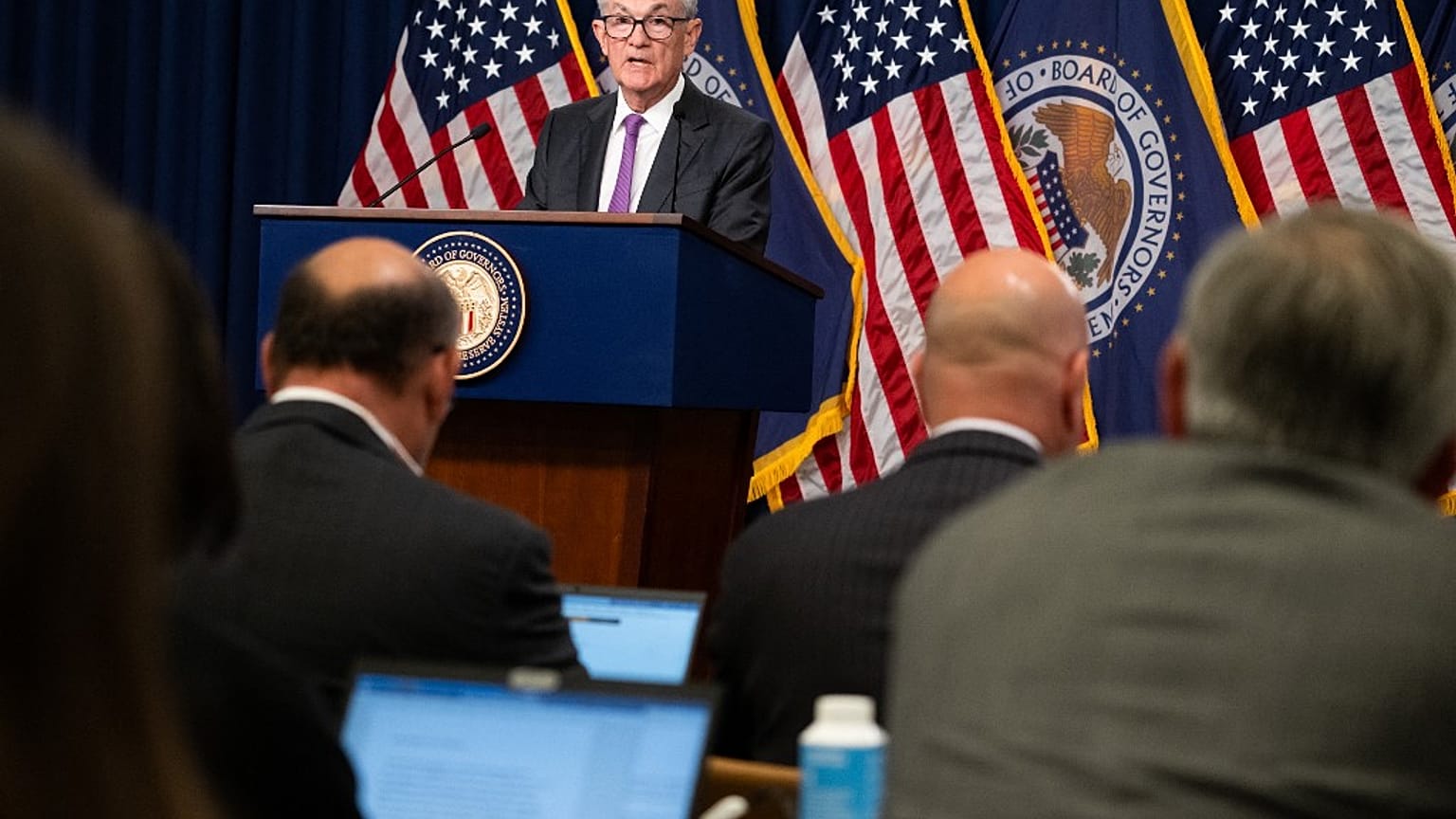 Notenbank-Chef Jerome Powell 