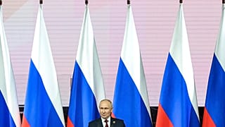 Putins Afrika-Gipfel in St. Petersburg, auf dem Jewgeni Prigoschin gesehen wurde