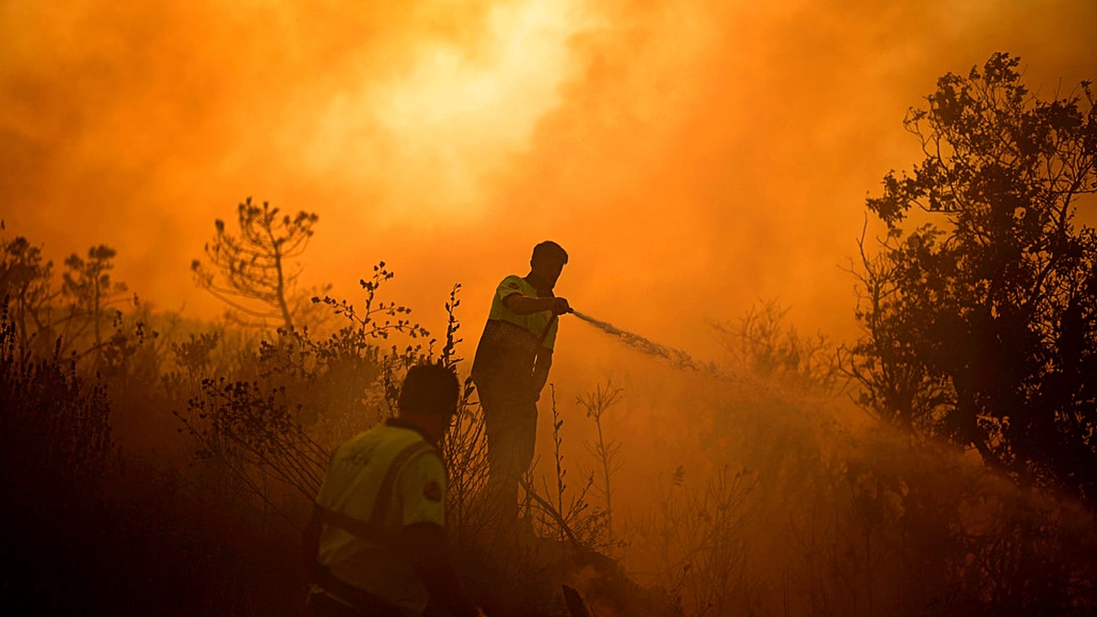 Lucha contra los incendios en Europa