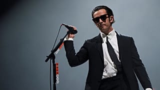 Matty Healy of the 1975 performs at the Reading Music Festival, England, Sunday, 28 August 2022.