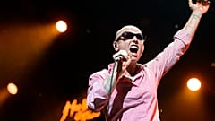 Irish singer Sinead O'Connor performs on the Stravinski Hall stage at the 49th Montreux Jazz Festival, in Montreux, Switzerland on July 4, 2015.
