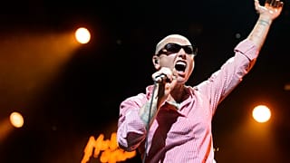 Irish singer Sinead O'Connor performs on the Stravinski Hall stage at the 49th Montreux Jazz Festival, in Montreux, Switzerland on July 4, 2015.