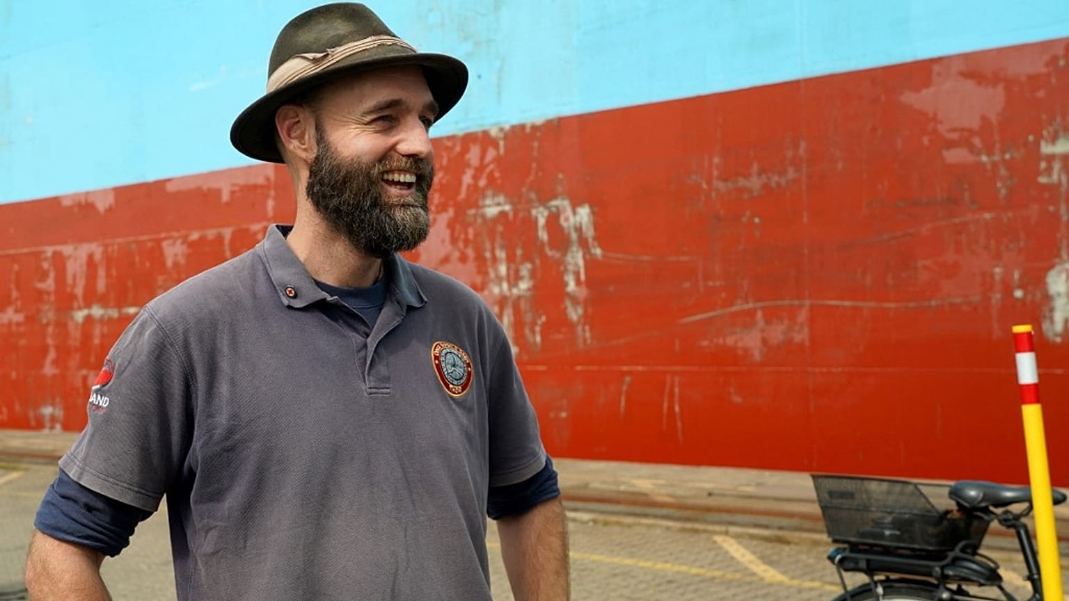 Danimarkalı gezgin Torbjorn Pedersen mayıs ayında Danimarka'nın Aarhus limanında seyahtini tamamladı