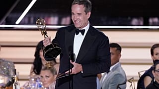 Matthew Macfadyen accepts the Emmy for outstanding supporting actor in a drama series for "Succession" at the 74th Primetime Emmy Awards on Monday, Sept. 12, 2022