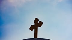 An Orthodox cross. 