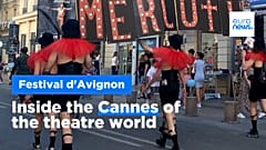 A performance at the Palais des Papes in Avignon. This year the festival's budget was €17 million euros.