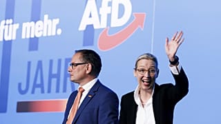 Tino Chrupalla és Alice Weidel, az AfD két társelnöke