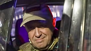 Jevgenyij Prigozsin a Wagner június végi lázadása idején Rosztovban