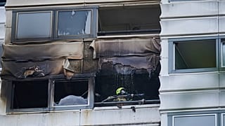 Die Polizei Berlin ermittelt wegen schwerer Brandstiftung