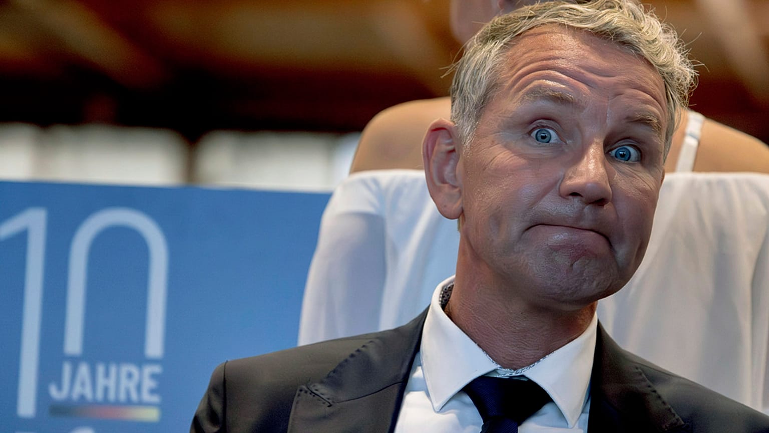 Rechtsaußen Björn Höcke beim AfD-Parteitag in Magdebrg