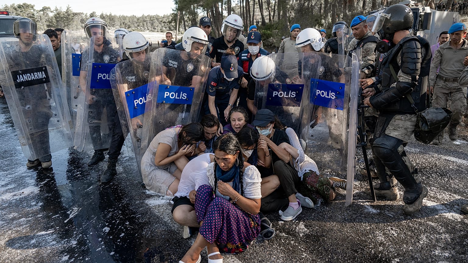 Протест в провинции Мугла