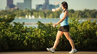 Power walking is one of many short bursts of physical activity that could reduce your risk for certain cancers.