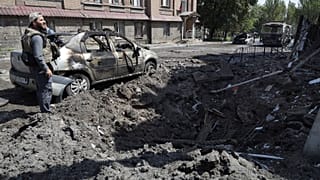 Ermittlungen in Donetsk nach dem Beschuss