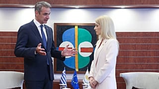 Κυριάκος Μητσοτάκης και Αννίτα Δημητρίου