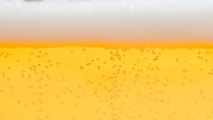 Espuma de cerveza. 