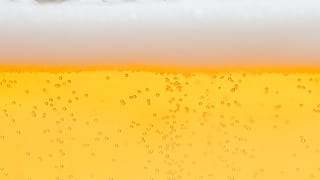 Beer foam.