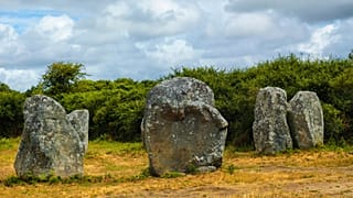 Carnac (Brittany, France): Menhir and dolmen