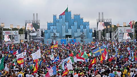 Jornada Mundial da Juventude esta terça-feira, em Lisboa.